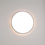 Direkt - indirekte Beleuchtung - Ausgestattet mit leistungsstarken LEDs sorgt die s.luce Disk Deckenleuchte für eine helle Ausleuchtung. Eine spezielle Abdeckung sorgt für eine gleichmäßige und homogene Lichtverteilung ohne zu blenden. Gleichzeitig sorgt der indirekte Schein für einen dekorativen Akzent, sodass die LED-Deckenlampe fast wie schwebend an der Decke sitzt.