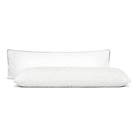 Coop Home Goods - Body Pillow (20x54) and Body Pillow Protector - Premium Cross-Cut Memory Foam - Soft Lulltra Washable Cover from Bamboo Derived Rayon - CertiPUR-US/GREENGUARD Gold Certified Cover