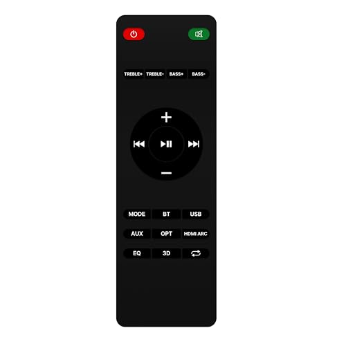 Image of ZIEVA Compatible with Boat Sound Bar Remotes Control for 3.1 Bar 5.1 Bar 2.1 Sound Bar Speaker System Audio Remotes (Your Old Remote Must be Exactly Same) HOT -120