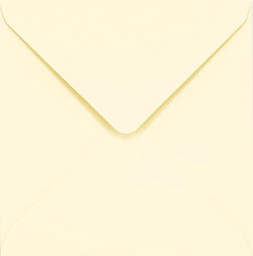 Image of Cranberry 100 Pack 6x6 Ivory Cream Envelopes Square 155mm x 155mm Gummed 100gsm