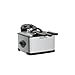 Elite Gourmet EDF-401T Electric 4.5 Qt. / 17 Cup Immersion Deep Fryer 3-Baskets, 1700-Watt, Timer Control Adjustable Temperature, Lid with Viewing Window and Odor Free Filter