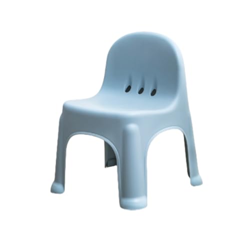 子ども椅子 キッズチェア 子供用スツール ミニチェア 子供用の椅子 プラスチック イス 背もたれ付き 座面ゆったり 厚め 滑り止め 軽量 携帯便利 キッズチェア スタック可能 省スペース 幼稚園 保育園 家庭用(2点販売します) (2点販売します,ブルー)