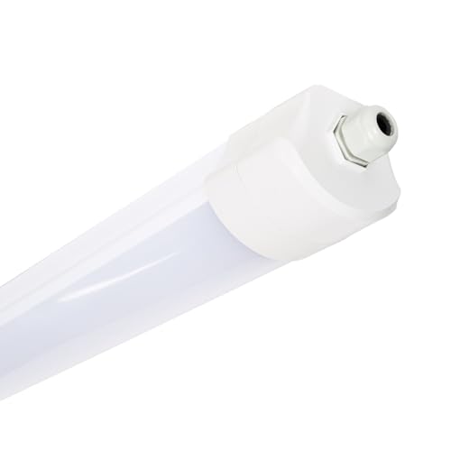 LEDKIA LIGHTING Pantalla Estanca LED 150cm 48W High Lumen 140lm/W IP66 Enlazable FLEXILITE No Flicker 4000K Blanco Neutro