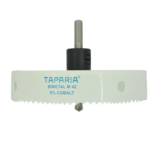 Taparia Bimetal Mini Hole Saw HSM 95 - Precision Cutting Tool, High -Speed Steel Teeth for Wood, Metal & Plastic