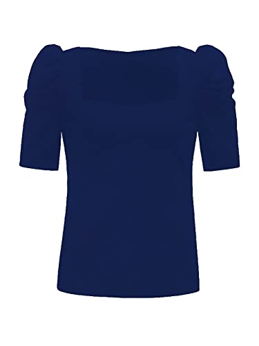 Image of Shasmi Women's Polyester Solid Slim Fit T-Shirt