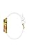 Guess Ladies 38mm Watch - White Strap White Dial Two-Tone Case