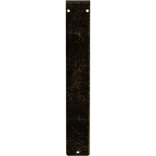 Ekena Millwork Bktm02X10X12Tflapg Metal Bracket, 2" W X 10" D X 12" H, Antiqued Pale Gold #TOP4