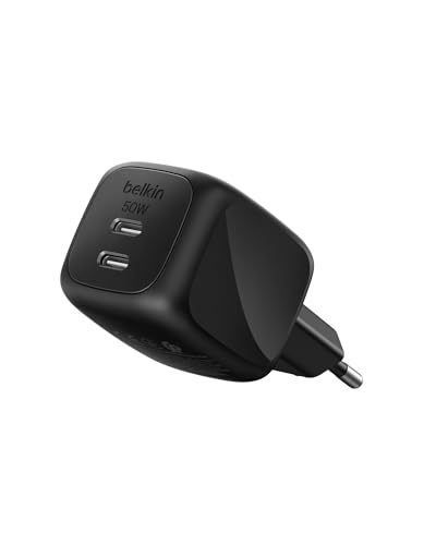 Belkin Chargeur USB C Multiple Chargeur Secteur GaN 2 Ports Recharge Rapide pour MacBook iPhone 17 iPad Pro Chromebook Galaxy S25 Ultra Pixel 10 etc. Accessoires de Voyage - vue 3