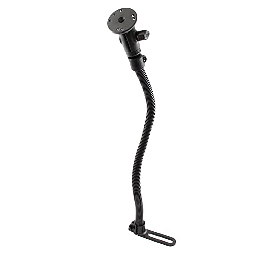 RAM Mounts RAM-B-316-1-202U Pod I Vehicle Mount with 18 Inch Aluminum Rod and Round Plate Compatible with RAM Devices RAM Mounts RAM-B-316-1-202U Pod I Vehicle Mount with 18 Inch Aluminum Rod and Round Plate Compatible with RAM Devices