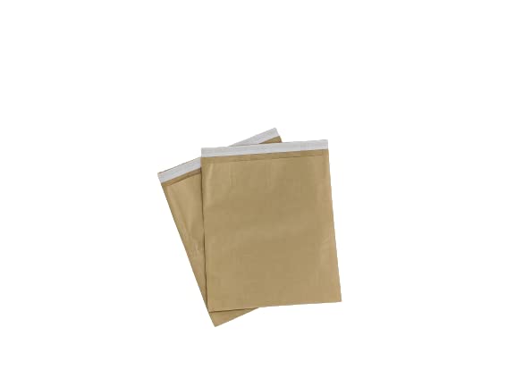 Paper Courier Bags Flap with Self-Adhesive Tape (15" x 19") | Paper Pouch Bags for Packing & Shipping | Pack of 50