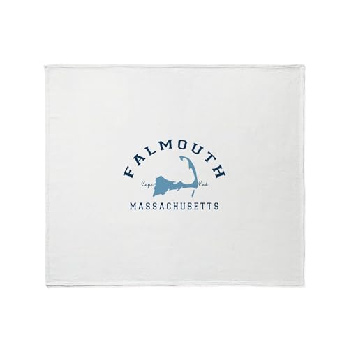 CafePress Falmouth Cape Cod Fleece Throw Blanket 60"x50