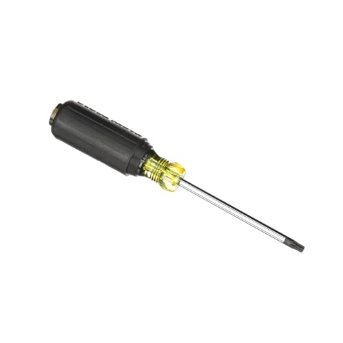Image of Klein Tools 19546 TORX T30 Screwdriver with 4-Inch Round Shank and Cushion Grip Handle, Made in USA (Pack of 3)