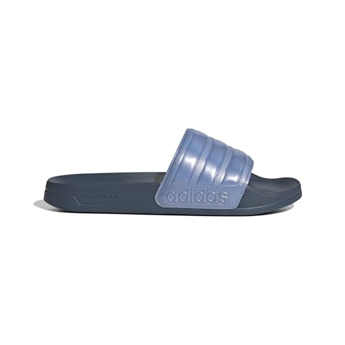 adidas Unisex Adilette Shower Slide Sandal, Preloved Ink/Blue Spark Met./Blue Spark Met, 7 US Men2
