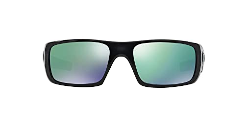 Oakley Men's OO9239 Crankshaft Rectangular Sunglasses, Black Ink/Jade Iridium, 60 mm by Oakley - Used condition - CA$122.75