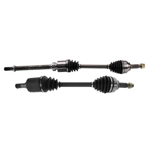 Image of TRQ Front Driver and Passenger Side CV Axle Assembly Set 2 Piece Compatible with 2007-2012 Nissan Altima Base CVT 2007-2012 Altima S CVT 2010-2012 SL 2013 Coupe 2.5L