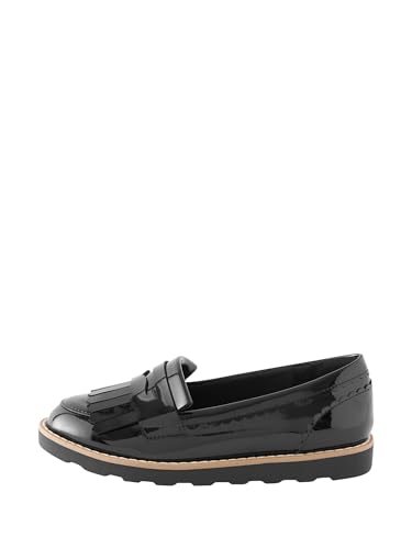 Mocassins d’écolier à glands fille pour enfiler ses chaussures seule
