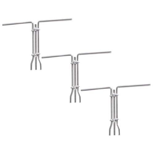 ULTECHNOVO Kit de Herramientas de Instalación de Sellos en Forma de U para Vástago de Pistón de Cilindro Hidráulico, Acero Inoxidable, 3 Piezas, Accesorios para Prensas Hidráulicas