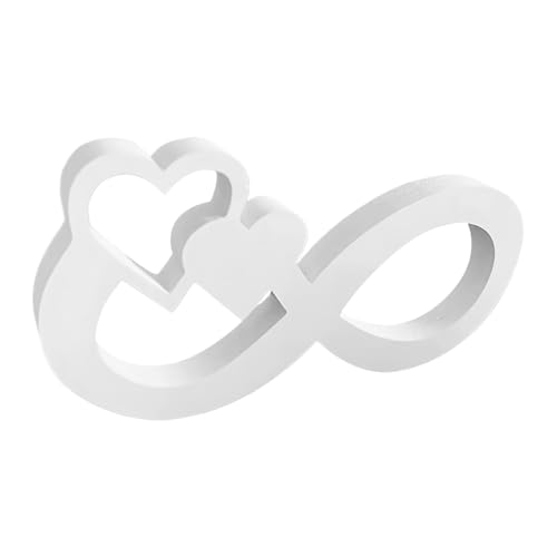 Decoración del corazón romántico - Escultura decorativa | Symbolic Love Decor Art Home, Simbolismo sincero Decoración de amantes abstractos modernos Regalo moderno para el dormitorio Gabinetes de escr