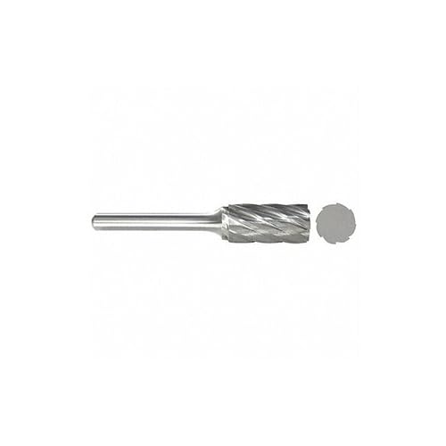 Carbide Bur, Cylinder, 1/4 in, 1/4 Shank