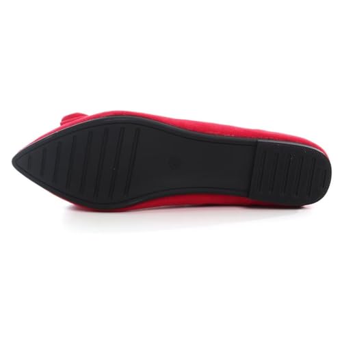 Image of TN TANGNEST Women Fashion Bowknot Flats Comfort Pointed Toe Dress Shoes