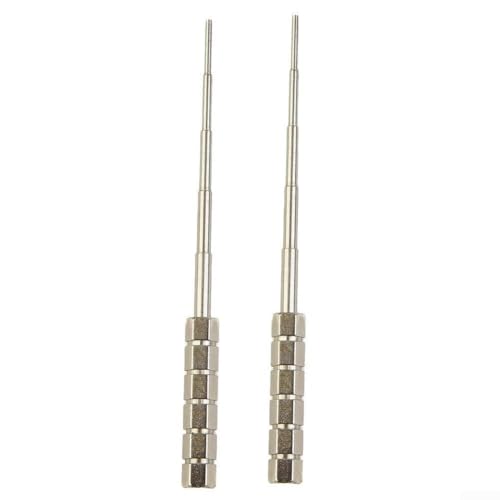 Stainless Steel Wire Winding Rod - 1.5mm to 3.5mm Wrapping Wire Jig Tool for DIY Coil Making, 2-Pack