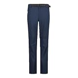CMP Pantaloni Zip off Elasticizzati da Uomo, Antracite, 52