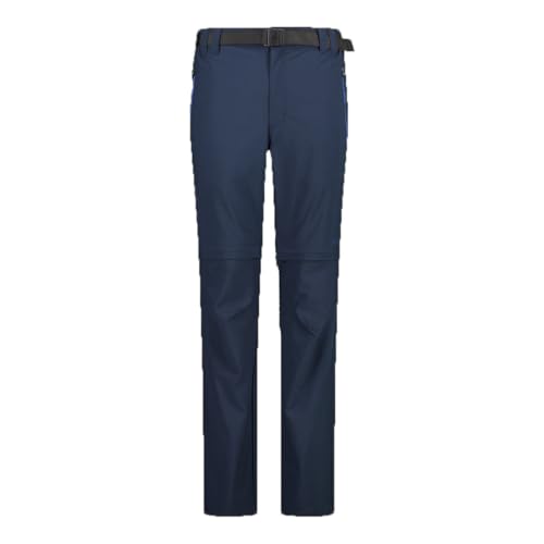 Trama leggera e traspirante CMP Pantaloni Zip off Elasticizzati da Uomo, Antracite, 50