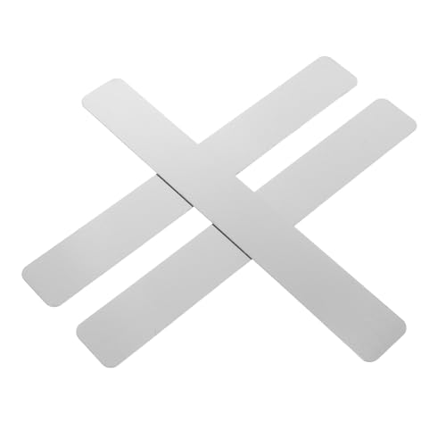 ZUNOXAZ 3個メタルアイアンボードストリップ マグネット式掲示バー ボード メモストリップ 厚手コルクボード オフィス 学校 キッチン用