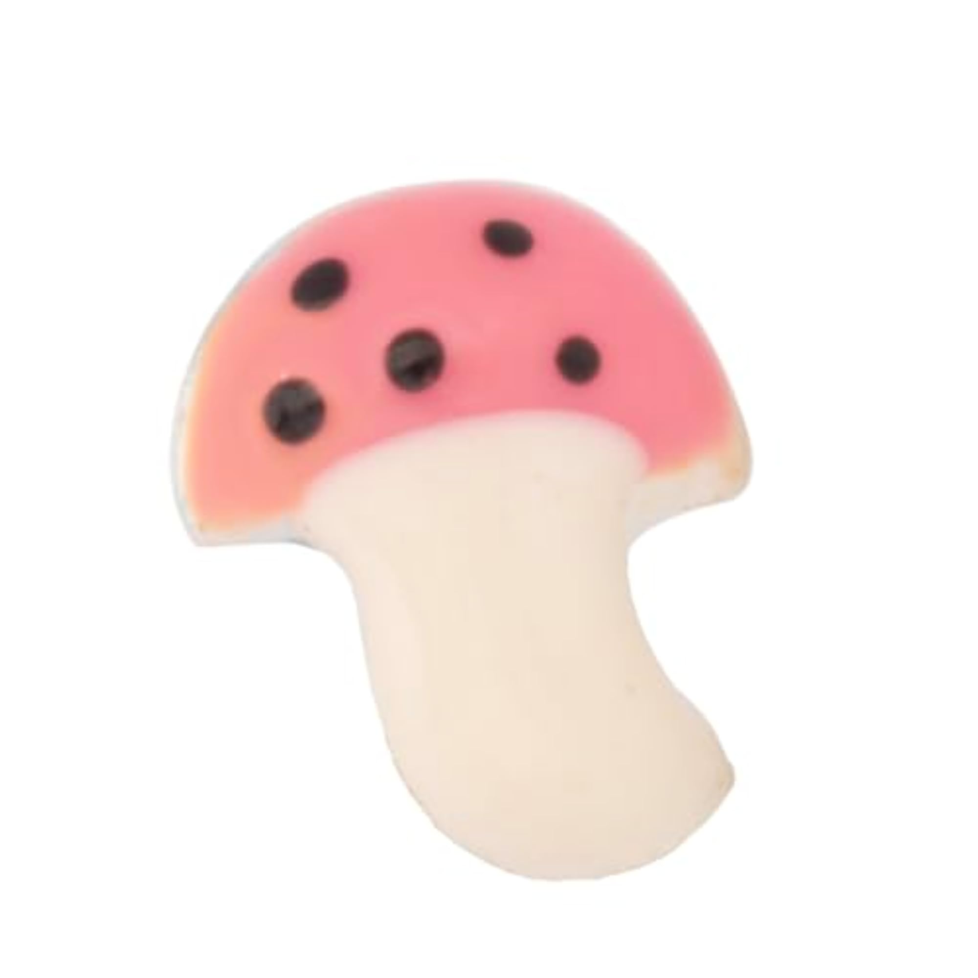 925 Sterling Tiny Pink Mushroom Stud Earrings, Hypoallergenic Gift