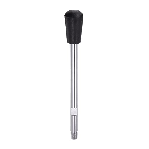 Image of HARFINGTON Clamping Handles M12 Thread 210mm (8.3 inch) Length Chrome Plated Revolving Crank Handle Grip Handwheel Screw Stem for Lathe Machine