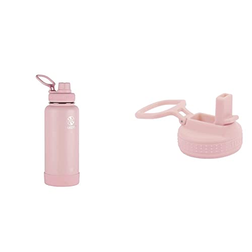 Takeya Actives Insulated Stainless Steel Water Bottle with Spout ...