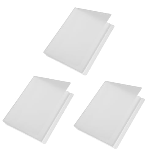 Album de photos transparent jojofuny 3 pièces pour organiser vos cartes et reçus