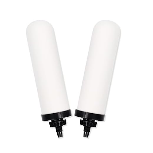 2-Pack Ceramic Water Filter Candles, 7-Inch