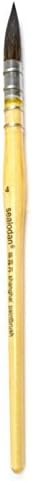 Professional Watercolor Mop Brush Petit Gris Pur Paint Brush, Wash/Mop Pure Blue Squirrel, Size 3