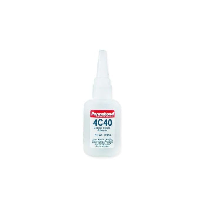 Permabond 4C40 Cyanoacrylate Intermediate high_ Viscosity, high Purity, Medical Device Grade, cyanoacrylate Adhesive 30 Gram Bottle