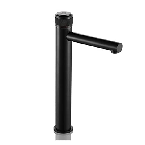 Robinet de bassin LWX grand format noir pour rénover une salle de bain moderne