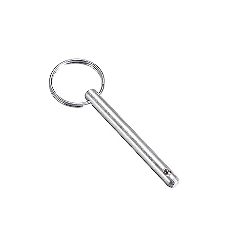 METALLIXITY Schnell Freigabe Pins (6mmx59mm) Kohlenstoff Stahl Ziehen Pin - für Schiffbau Schiffsausrüstungen Boot Oben