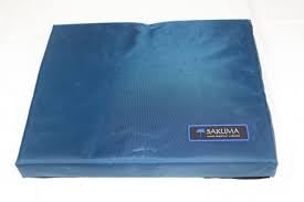SAKUMA Seatbox Cushion | fits Most Sea Fishing Seat Boxes | 39cm x 30cm x 5cm | Extra Thick Padding, Waterproof and Easy to Clean | 4x Hook and Loop Attachment Pads | Blue with Logo