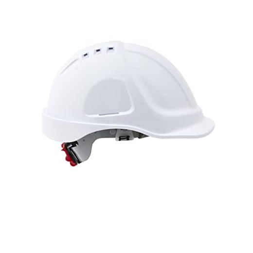 Bauarbeiterhelm, Schutzhelm mit Schweißband, Industrie Arbeitsschutzhelm, Schutzhelme, Arbeitshelm Kopfgrößenverstellung, EN397, weiß, Arbeithelm (weiß)