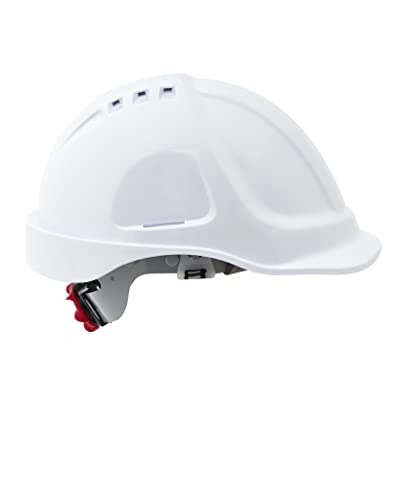 Casque de sécurité avec Bandeau éponge, Tailles de tête réglable, EN397, Blanc