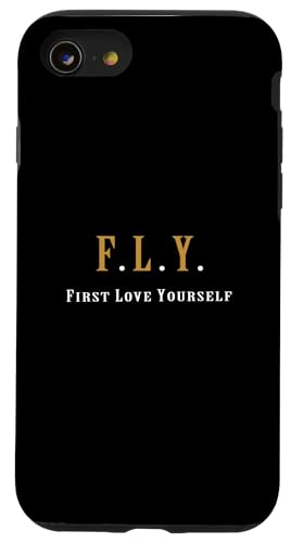 �u���E�� �J���[ First Love Yourself �u���E�� �O���t�B�b�N �X�}�z�P�[�X iPhone SE (2020) / 7 / 8 �p
