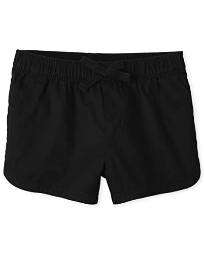 The Children's Place Baby Girls' and Toddler Tie Front Denim Pull On Shorts2