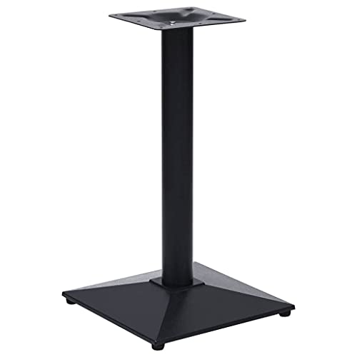 vidaXL Pied de Table de Bistro Noir 41x41x72 cm Fonte, Pied de Table