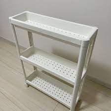 Ikea Vesken Cart White 21 1/4x7 1/8x28 004.712.22