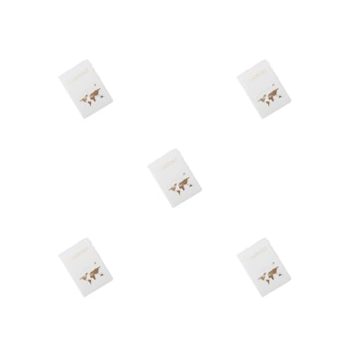 Custodia protettiva per passaporti con controllo di sicurezza 10 pezzi colore Set da 5 as description come descrizione rosa bianco