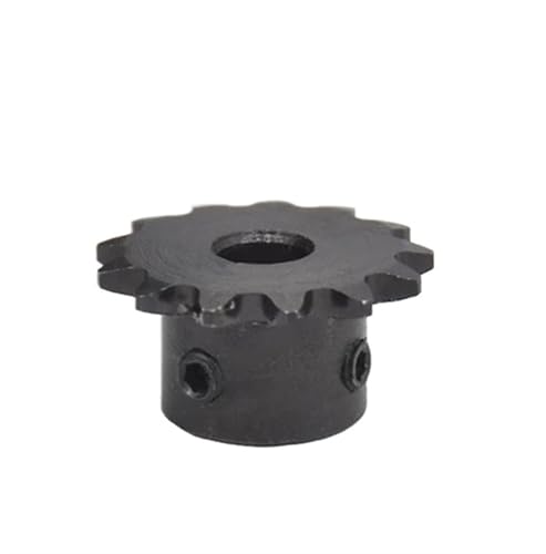 Bevel Gear Pinion Hardware Mechanical 1pcs 16T 04C Chain Gear Steel 16 Teeth Industrial Transmission Drive Sprocket Wheel Bore Size 6 6.35 8 10 12 14 15mm(6.35mm)