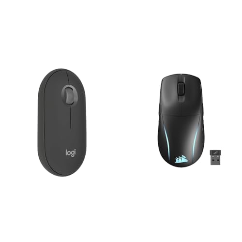 Souris Corsair M75 Wireless RGB et Pebble Mouse 2 le duo de pointe pour précision et élégance