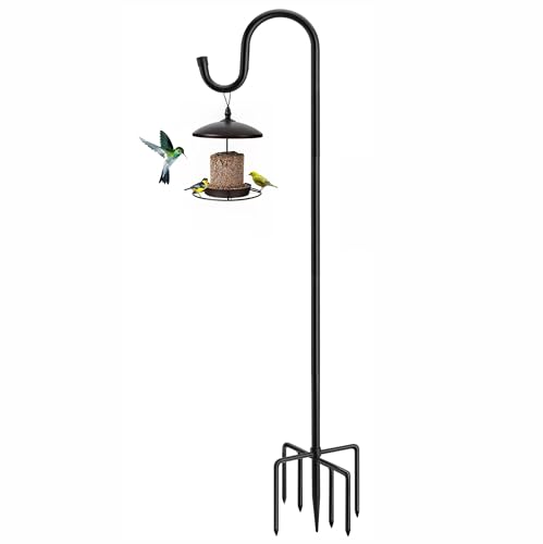ANIDEER 60 Heavy Duty Shepherd's Hook for Outdoor Bird Feeders