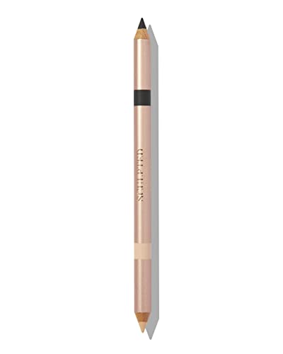 Brighten & Define Kohl Eyeliner Pencil Duo from Sculpted by Aimee (Black/Nude) - Travel-Friendly...