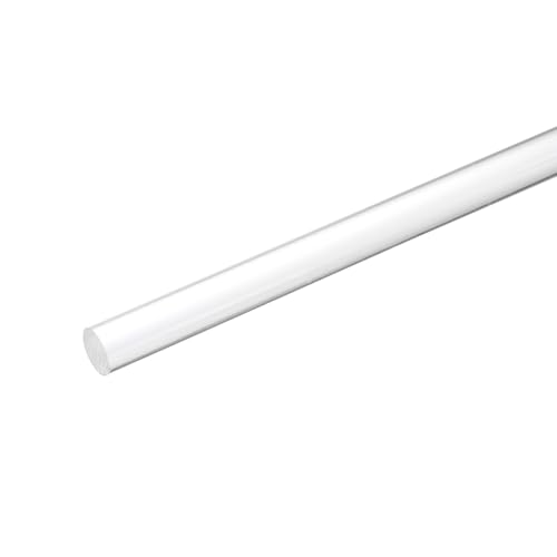 Image of MECCANIXITY Acrylic Round Rods 25 /32 inch x 10 inch Clear Acrylic Dowel Rods Sticks Plastic Sticks Strip for DIY Crafts Lighting Gardening Decoration - 20mm x 250mm